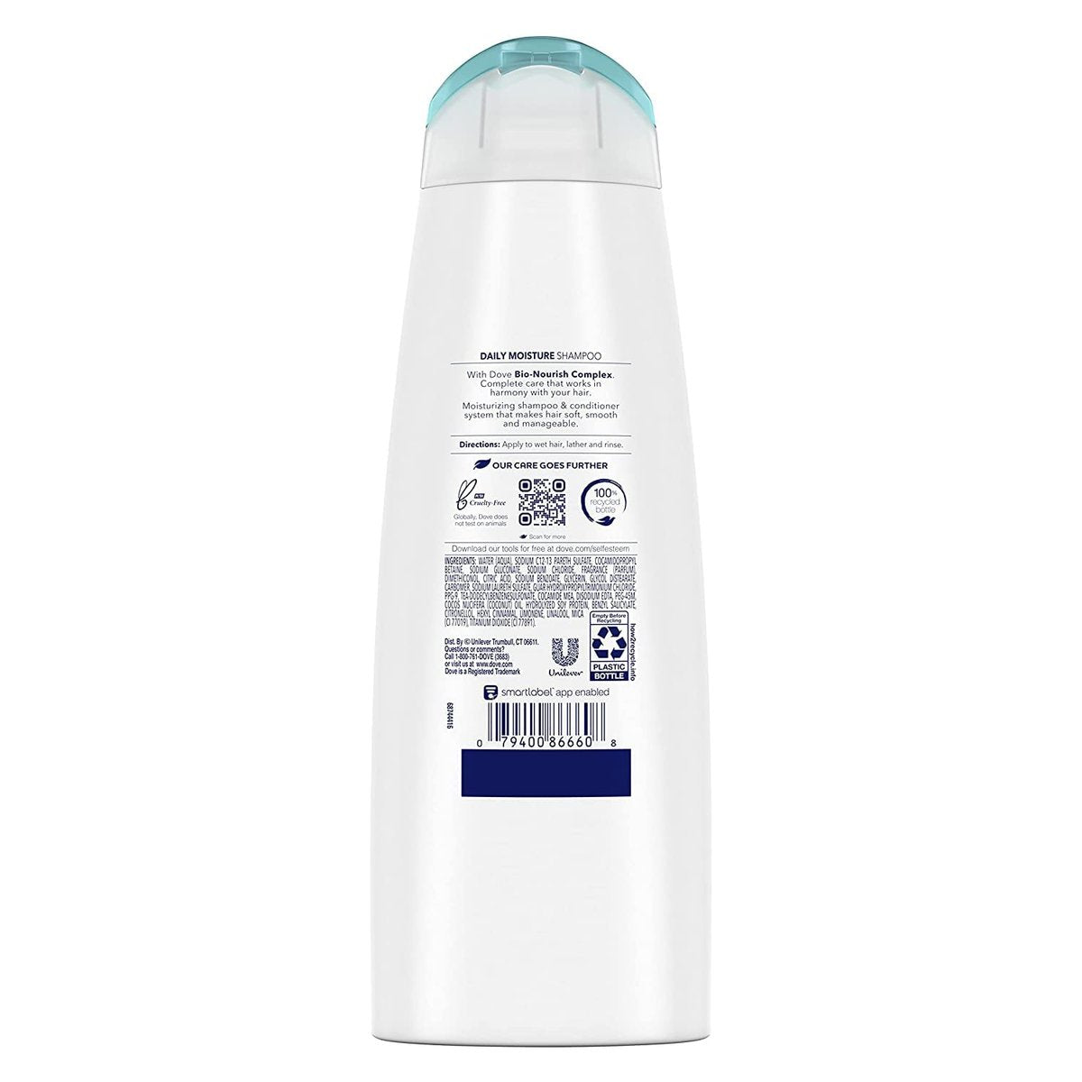 Dove Daily Moisture Shampoo 250 ml - Gentle Hydrating Shampoo for Dry Scalp & Healthy Hair - görsel 3