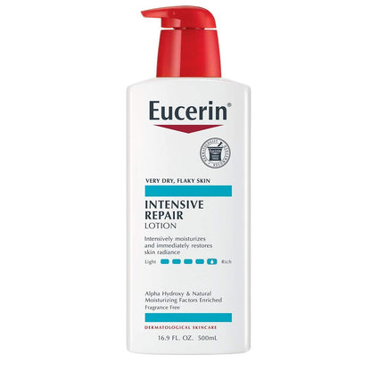 Eucerin Intensive Repair Enriched Lotion – 16.9 Fl Oz (Pack of 6) for Dry, Rough Skin