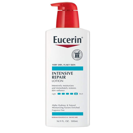 Eucerin Intensive Repair Enriched Lotion – 16.9 Fl Oz (Pack of 6) for Dry, Rough Skin