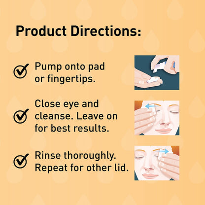 OCuSOFT Oust Demodex Foam Cleanser Extra Strength - Tea Tree Oil Foaming Eyelid Cleanser for Oil, Debris & Pollen Removal - 1.68 fl oz Avelisse