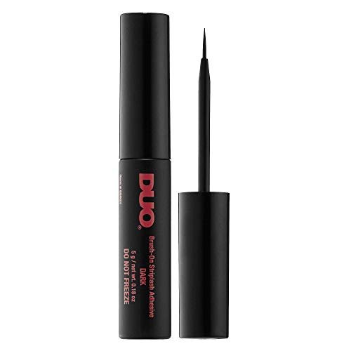 DUO Brush-On Lash Glue Dark Tone - 0.18 oz (Pack of 3) - Strong Hold False Eyelash Adhesive Avelisse