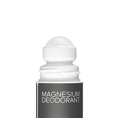 Nasanta Magnesium Deodorant – Aluminum-Free, Unscented Roll-On for Sensitive Skin, 80mL Avelisse