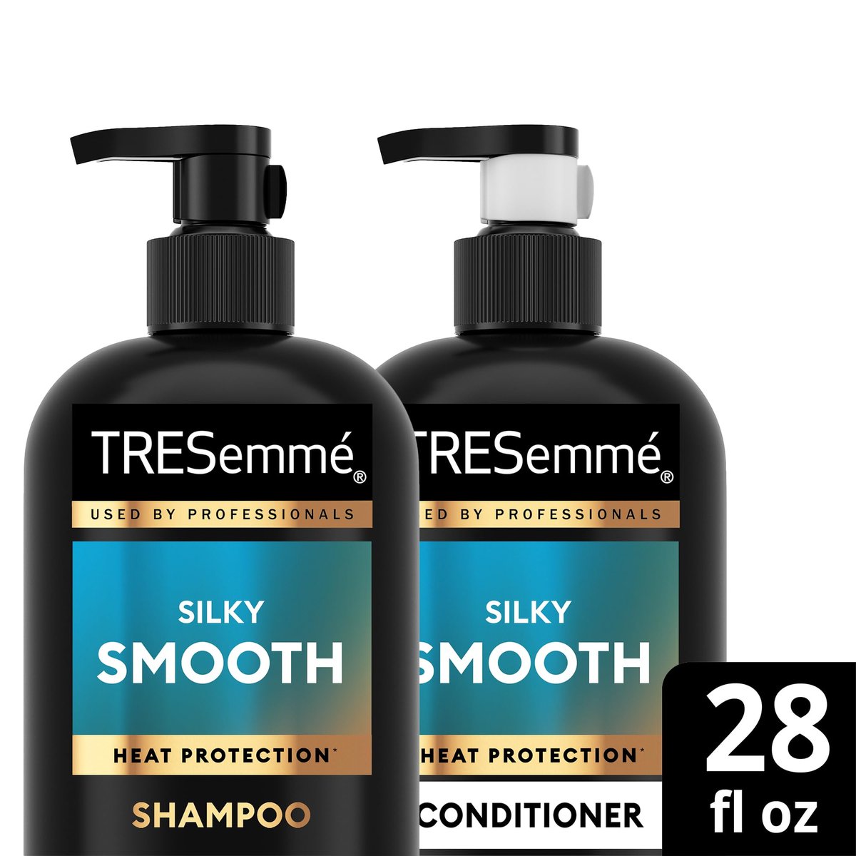 TRESemmé Shampoo and Conditioner Set with Keratin Repair Hair Mask – Silky & Smooth Anti-Frizz Hair Products, 56 Fl Oz Avelisse