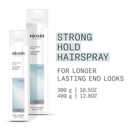 NIOXIN Density Defend Strong Hold Hairspray – Humidity Resistant, 10.6 oz