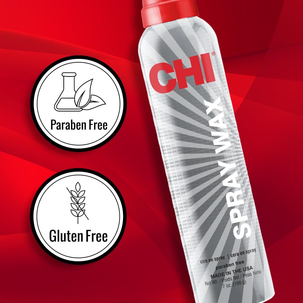 CHI Spray Wax - Texturizing Hair Spray for Touchable, Lasting Texture - Sulfate, Paraben & Cruelty-Free - 7 oz - görsel 7