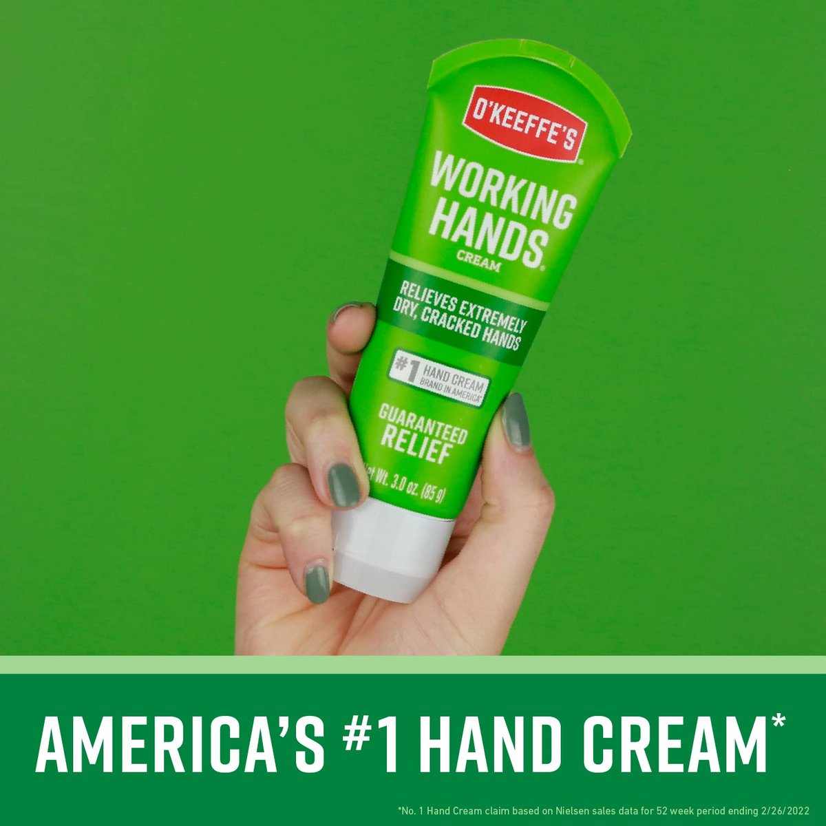 O'Keeffe's Working Hands Hand Cream & Healthy Feet Foot Cream Duo (3 oz Each) - Repairing Skincare for Extremely Dry, Cracked Hands and Feet Avelisse