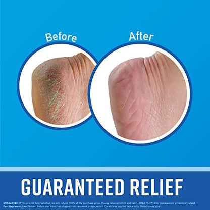 O'Keeffe's Working Hands Hand Cream & Healthy Feet Foot Cream Duo (3 oz Each) - Repairing Skincare for Extremely Dry, Cracked Hands and Feet Avelisse