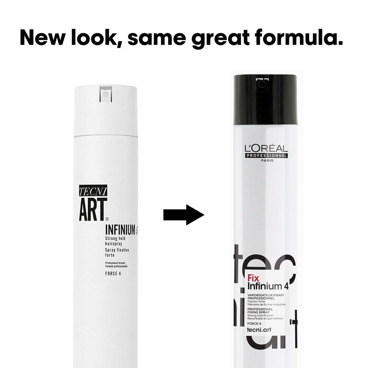 L'Oréal Professionnel Paris Infinium 4 Strong Hold Hairspray - Natural Shine, Frizz Control, 10.2 oz Avelisse