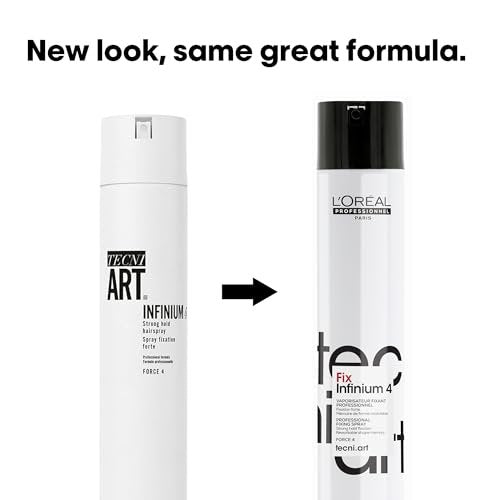 L'Oréal Professionnel Paris Infinium 4 Strong Hold Hairspray - Natural Shine, Frizz Control, 10.2 oz Avelisse