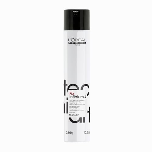 L'Oréal Professionnel Paris Infinium 4 Strong Hold Hairspray - Natural Shine, Frizz Control, 10.2 oz Avelisse