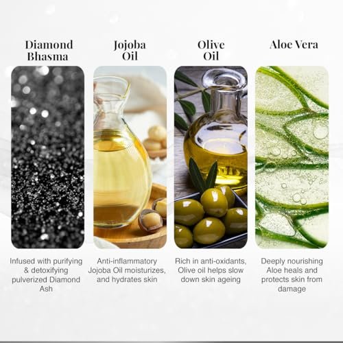 VLCC Diamond Facial Kit - Single Use | Salon-Like Facial at Home in 6 Steps | 60g - görsel 8