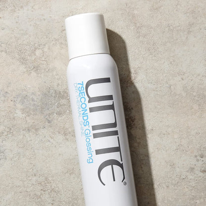 UNITE Hair 7SECONDS Glossing Spray - Dry Anti-Humectant Shine Spray for Instant, Weightless Gloss & Humidity Control - UV & Thermal Protection - 6 Fl Oz Avelisse
