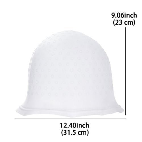 Ewin Professional Reusable Hair Highlighting Cap & Hook Kit - White, 1 Pack - görsel 4