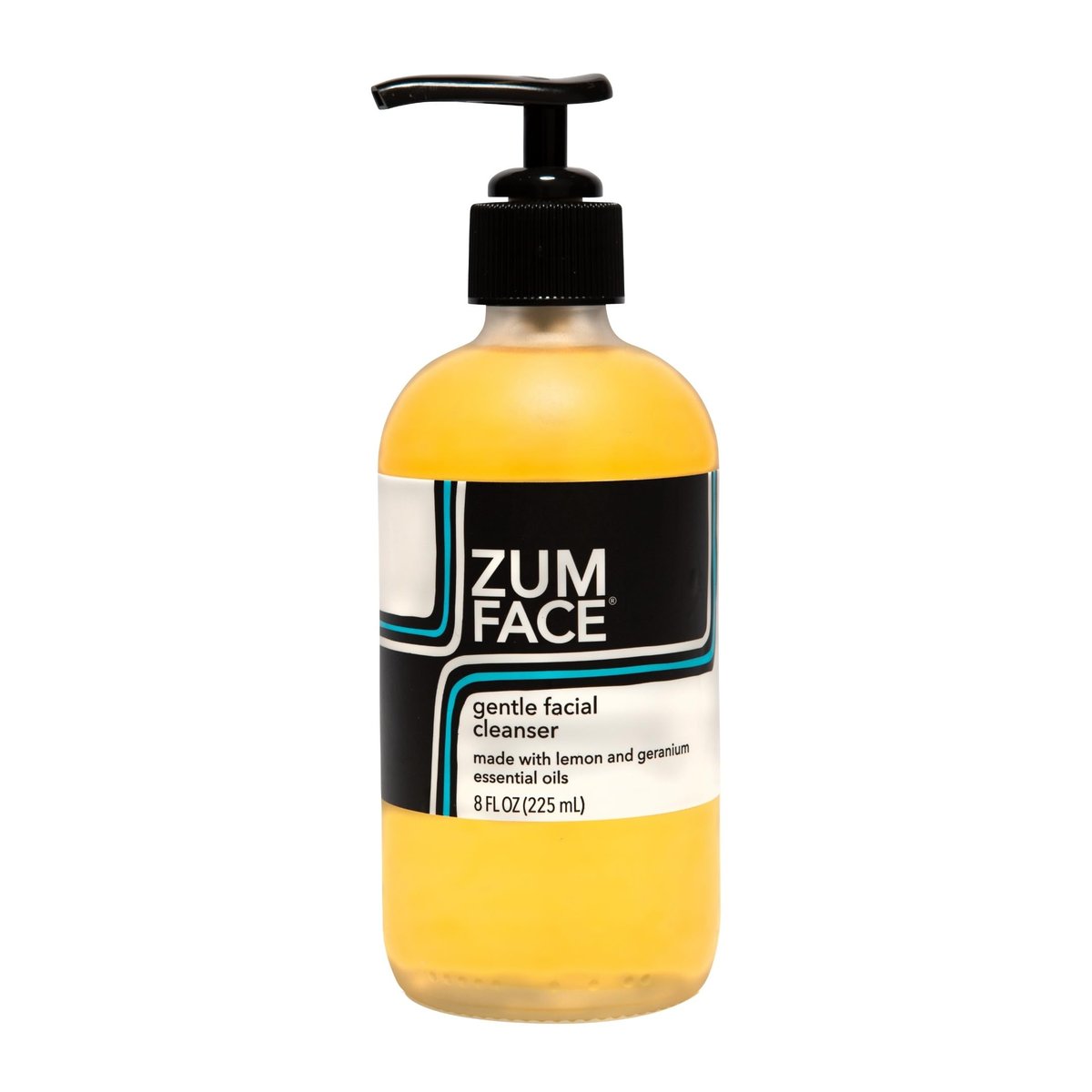 Indigo Wild Zum Face Gentle Facial Cleanser – Natural Skincare with Coconut, Olive & Jojoba Oil – Lemon & Geranium Scent – 8 fl oz Avelisse