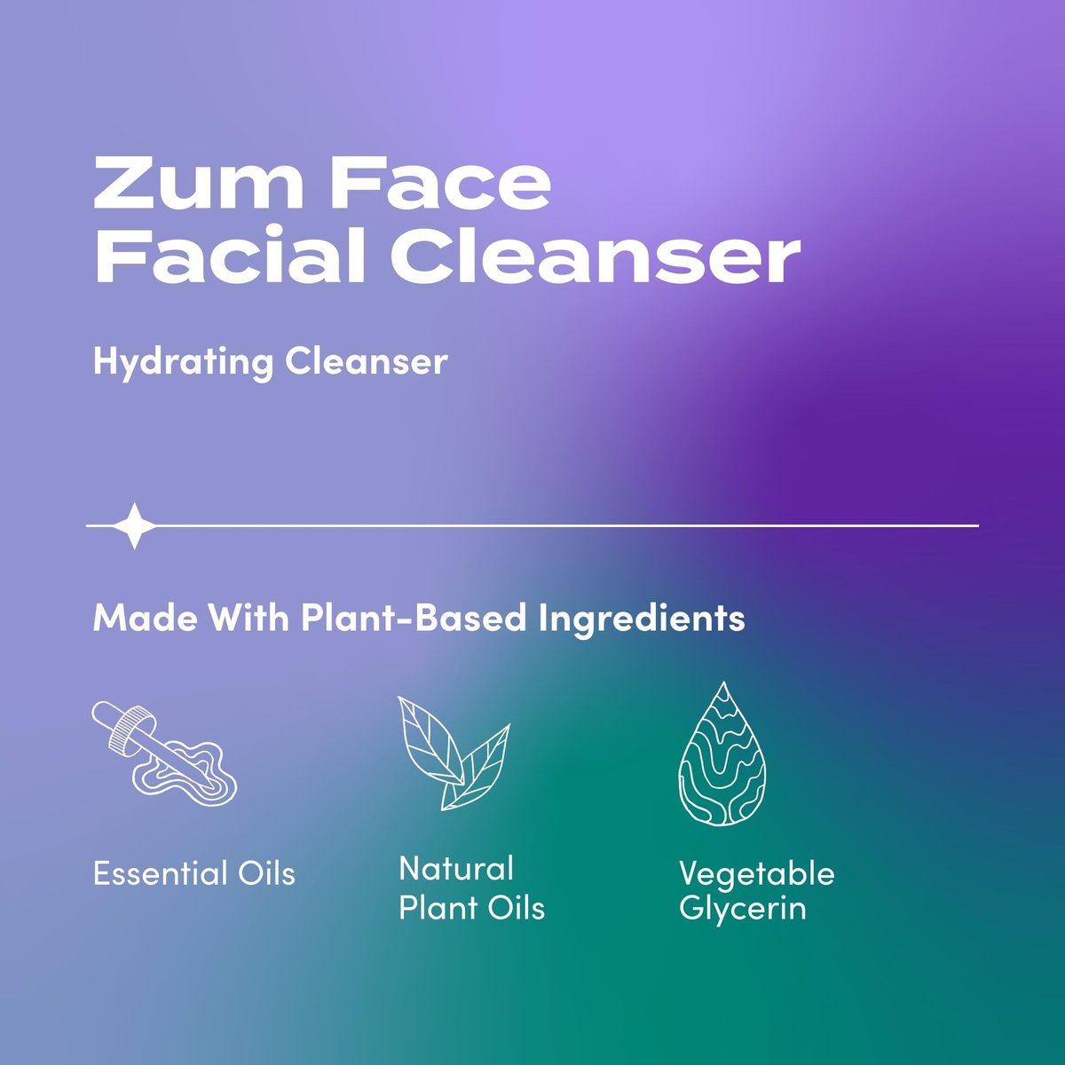 Indigo Wild Zum Face Gentle Facial Cleanser – Natural Skincare with Coconut, Olive & Jojoba Oil – Lemon & Geranium Scent – 8 fl oz Avelisse