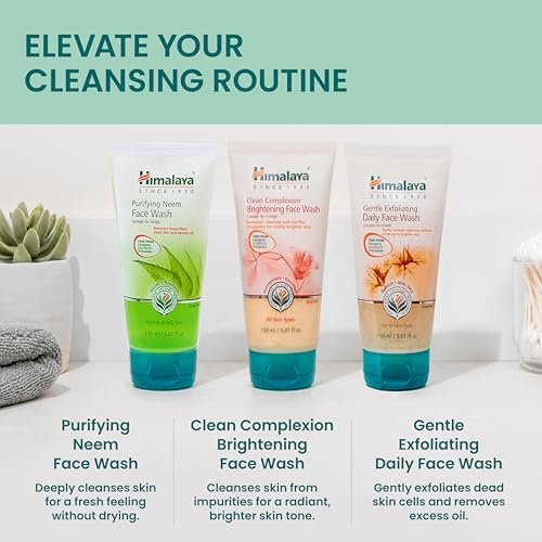 Himalaya Clean Complexion Brightening Face Wash for Bright, Clean Skin - 150 ml (5.07 oz) - All Skin Types - Paraben & SLS Free - görsel 10