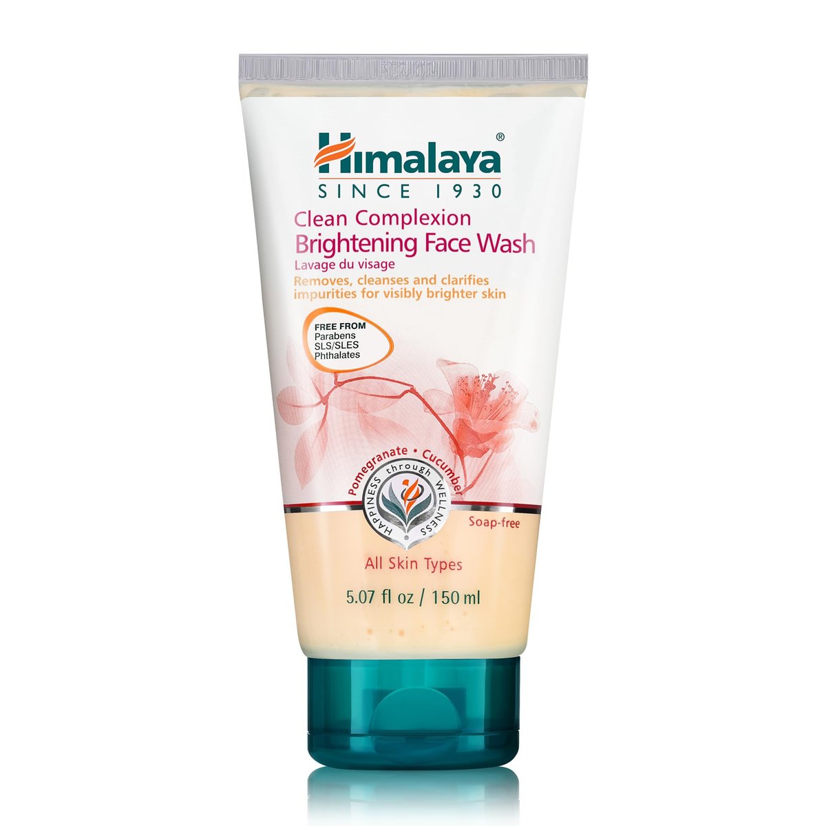 Himalaya Clean Complexion Brightening Face Wash for Bright, Clean Skin - 150 ml (5.07 oz) - All Skin Types - Paraben & SLS Free - görsel 1