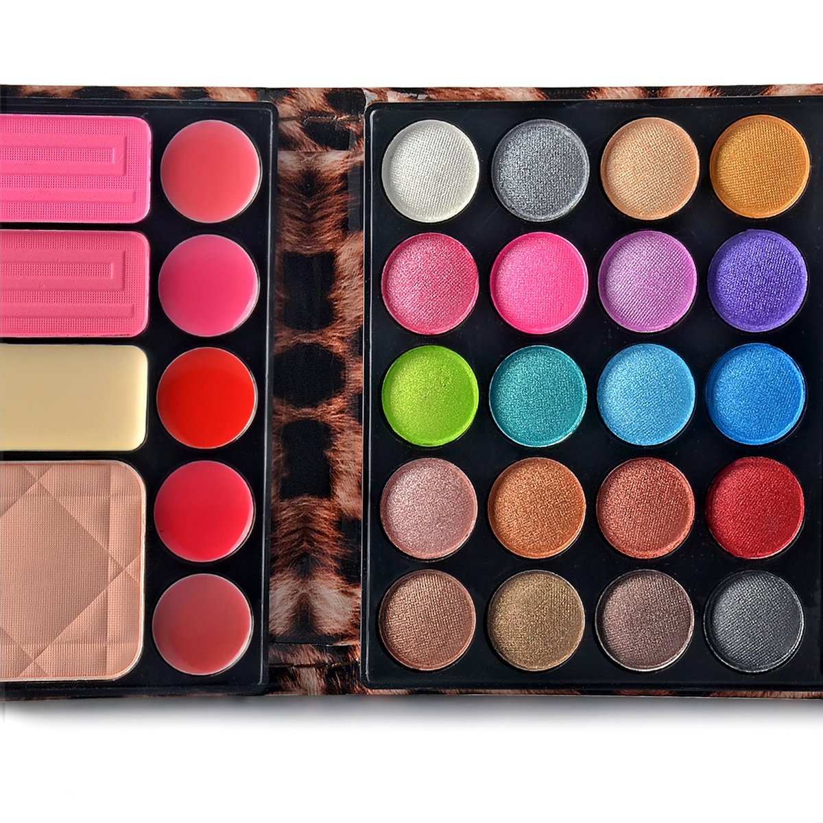 Ecvtop Professional 29-Color Makeup Palette Kit - Eyeshadow, Lip Gloss, Blush & Concealer - görsel 5