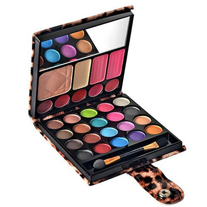 Ecvtop Professional 29-Color Makeup Palette Kit - Eyeshadow, Lip Gloss, Blush & Concealer