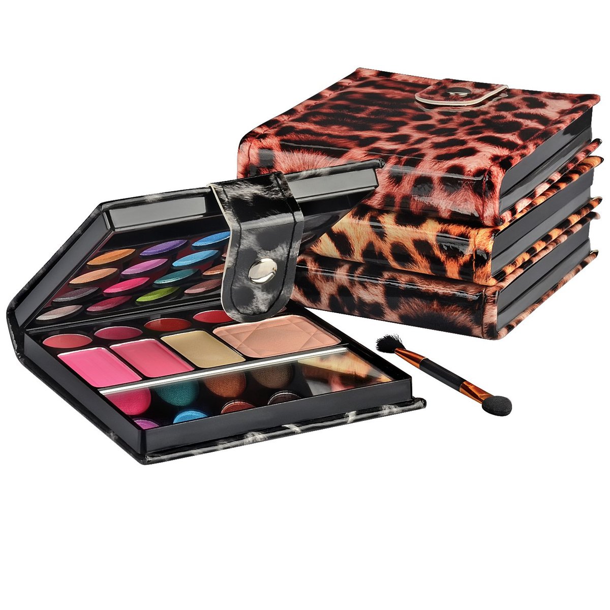 Ecvtop Professional 29-Color Makeup Palette Kit - Eyeshadow, Lip Gloss, Blush & Concealer - görsel 7