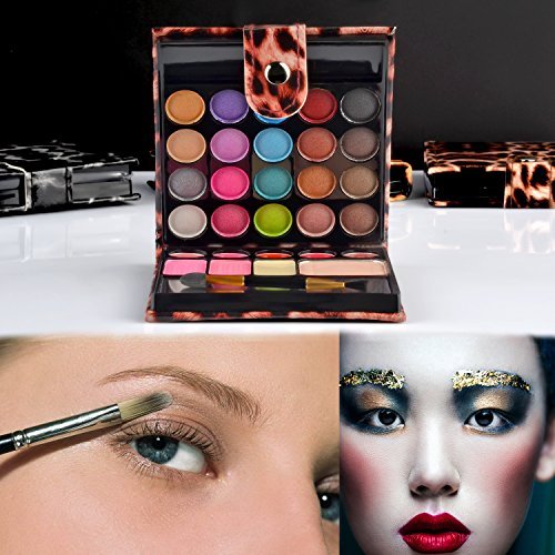 Ecvtop Professional 29-Color Makeup Palette Kit - Eyeshadow, Lip Gloss, Blush & Concealer - görsel 10
