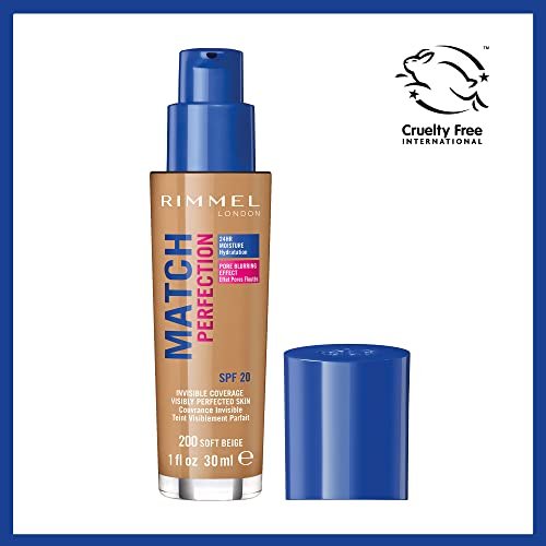 Rimmel Match Perfection Foundation SPF20 200 Soft Beige - görsel 4