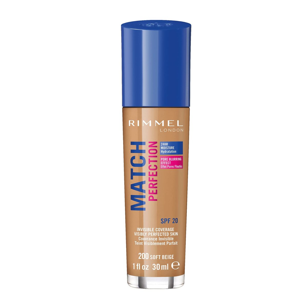 Rimmel Match Perfection Foundation SPF20 200 Soft Beige - görsel 1