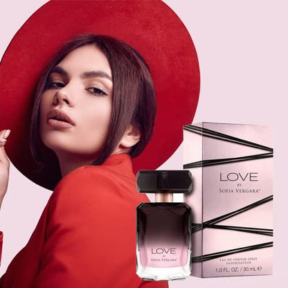 Sofia Vergara Love for Women Eau de Parfum Spray, Floral Fruity, 1 Fl Oz