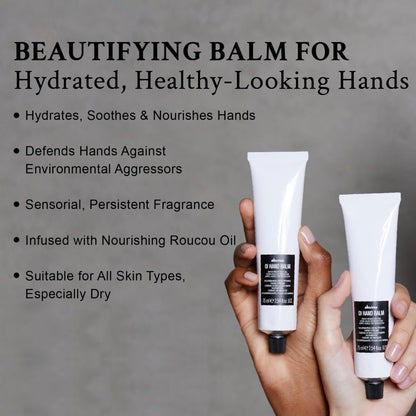 Davines OI Hand Balm - Nourishing Anti-Aging Hand Cream with Antioxidant Roucou Oil, Lightweight & Fast Absorbing Hydration, 2.54 Fl Oz Avelisse