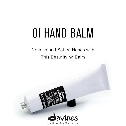 Davines OI Hand Balm - Nourishing Anti-Aging Hand Cream with Antioxidant Roucou Oil, Lightweight & Fast Absorbing Hydration, 2.54 Fl Oz Avelisse