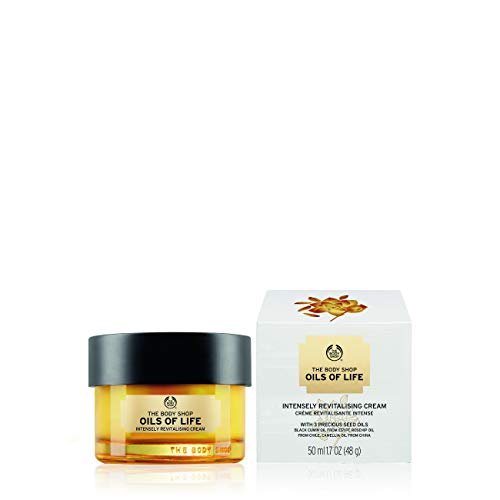 The Body Shop Oils of Life Intensely Revitalizing Cream – Lightweight Nourishing Face Moisturizer, 1.7 Fl Oz Avelisse