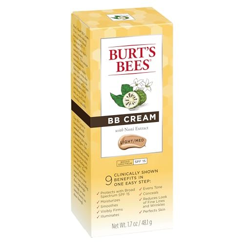 Burt's Bees BB Cream with SPF 15 - Light to Medium, 1.7 oz - Natural Tinted Moisturizer for All Skin Types - görsel 10