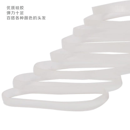 Goody Clear Latex Elastic Bands – 30 Count, 4mm, Rubber Hair Ties
