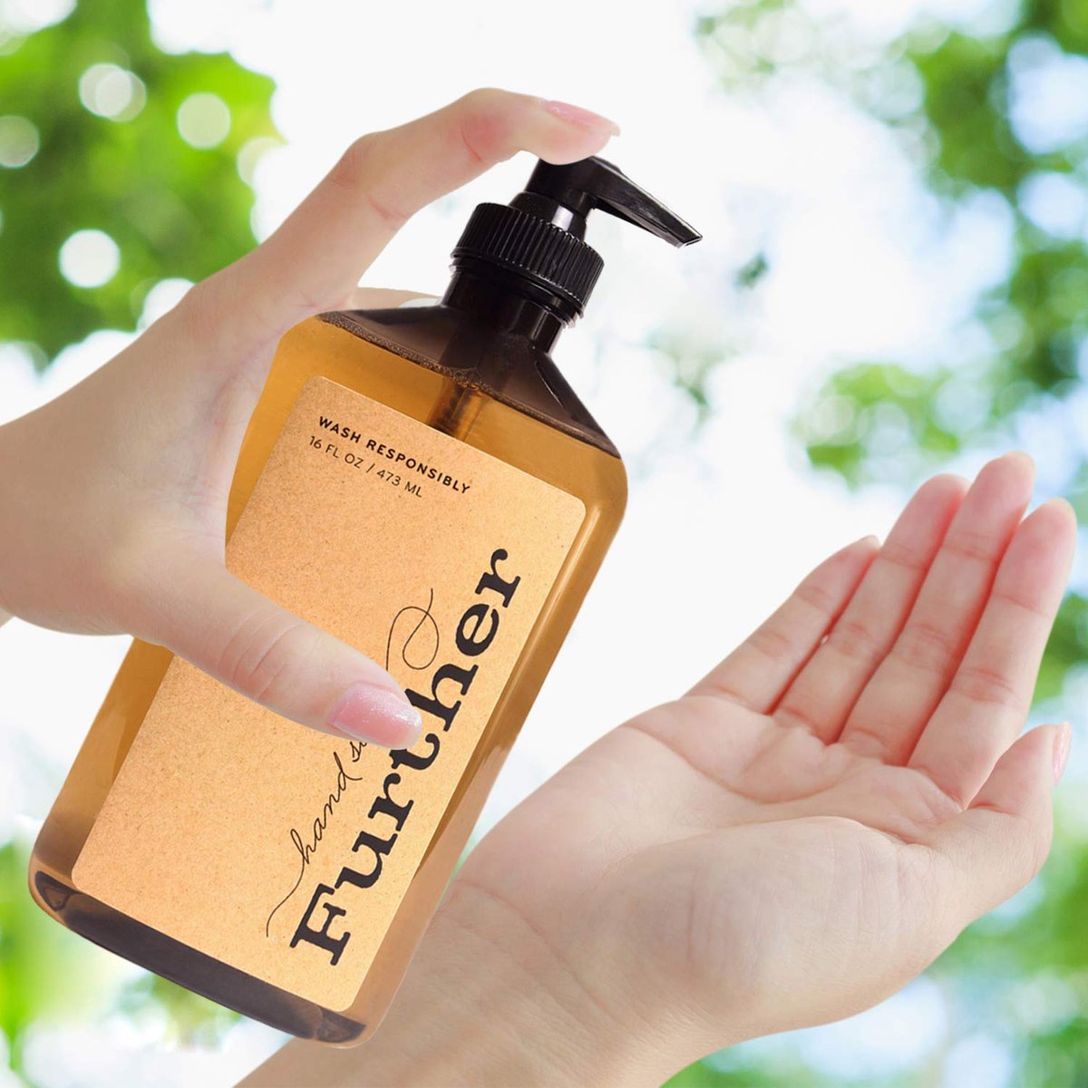 Further Glycerin Hand Soap, 16 Fl Oz (Pack of 2) - Natural Liquid Soap for Gentle Cleansing Avelisse