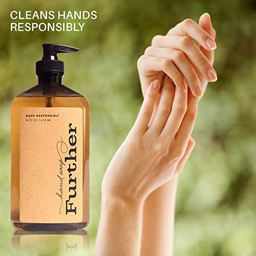 Further Glycerin Hand Soap, 16 Fl Oz (Pack of 2) - Natural Liquid Soap for Gentle Cleansing Avelisse