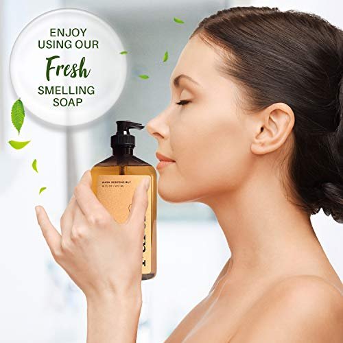 Further Glycerin Hand Soap, 16 Fl Oz (Pack of 2) - Natural Liquid Soap for Gentle Cleansing Avelisse