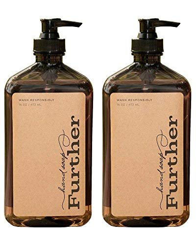 Further Glycerin Hand Soap, 16 Fl Oz (Pack of 2) - Natural Liquid Soap for Gentle Cleansing Avelisse