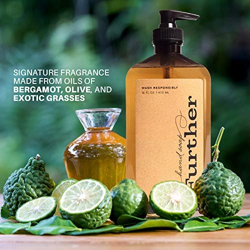 Further Glycerin Hand Soap, 16 Fl Oz (Pack of 2) - Natural Liquid Soap for Gentle Cleansing Avelisse
