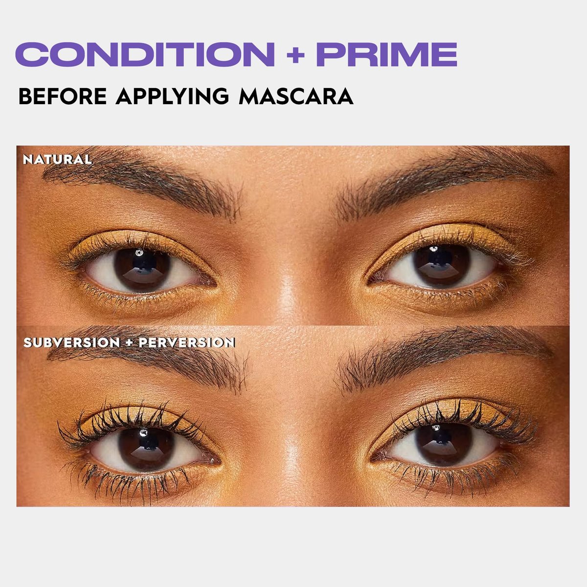 Urban Decay Subversion Lash Primer - Lengthening & Volumizing Mascara Primer, Protects, Preps & Conditions Natural Eyelashes, Nourishing Panthenol & Vitamin E, Cruelty-free, Paraben-free - 0.28 fl oz - görsel 3