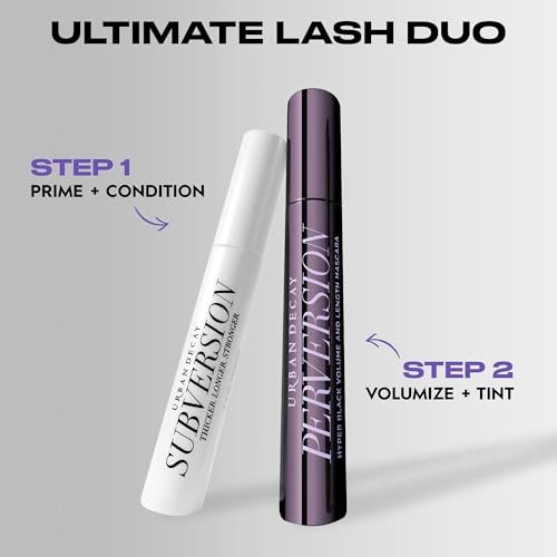 Urban Decay Subversion Lash Primer - Lengthening & Volumizing Mascara Primer, Protects, Preps & Conditions Natural Eyelashes, Nourishing Panthenol & Vitamin E, Cruelty-free, Paraben-free - 0.28 fl oz - görsel 10