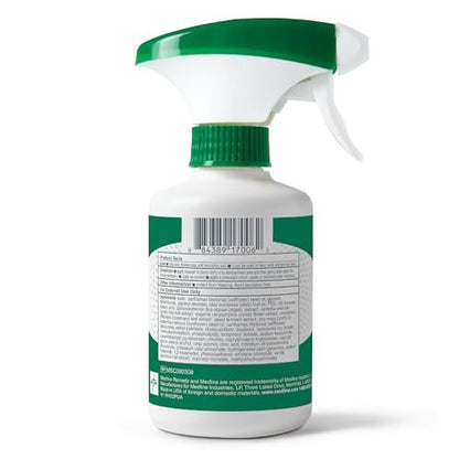 Medline Remedy Clinical Cleansing Body Lotion – No-Rinse, Moisturizing, Vanilla Scent, 8 oz Spray Bottle Avelisse