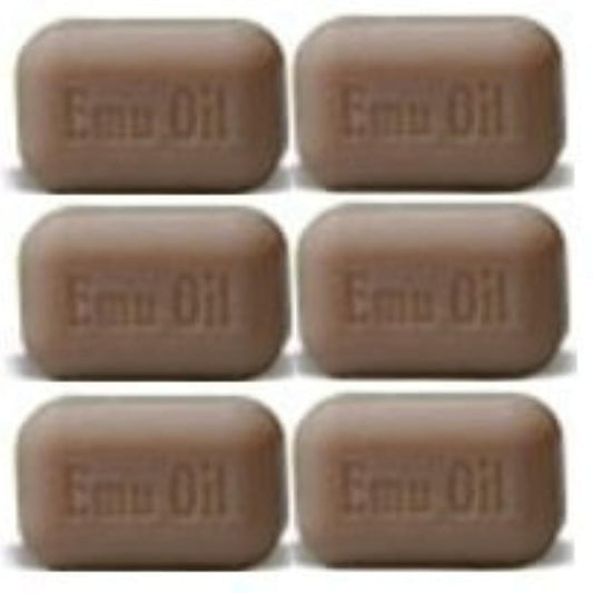 THE SOAP WORKS Emu Oil Soap Bar, 6 Count – Nourishing & Moisturizing Skin Cleansing Bars Avelisse