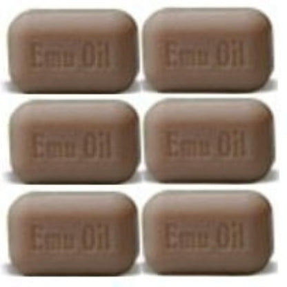 THE SOAP WORKS Emu Oil Soap Bar, 6 Count – Nourishing & Moisturizing Skin Cleansing Bars Avelisse