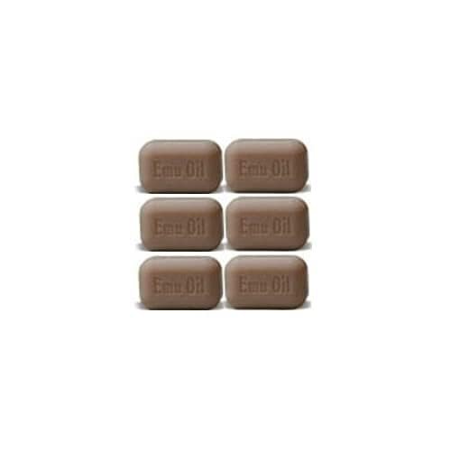 THE SOAP WORKS Emu Oil Soap Bar, 6 Count – Nourishing & Moisturizing Skin Cleansing Bars Avelisse