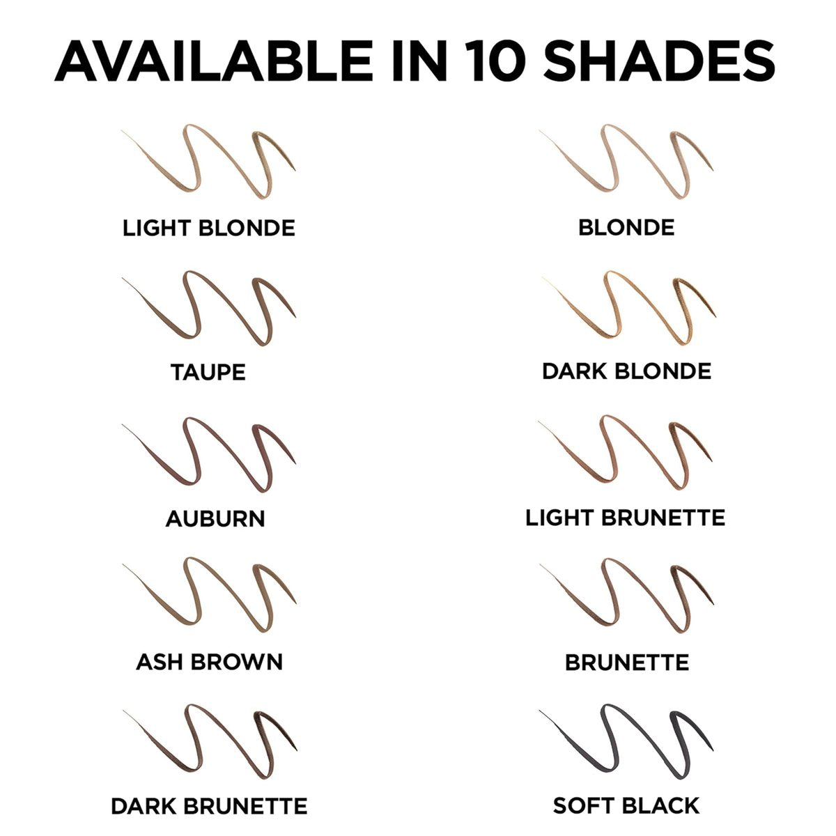 L'Oreal Paris Brow Stylist Definer Waterproof Eyebrow Pencil - Ultra-Fine Mechanical Pencil, Blonde, 0.003 oz - görsel 11