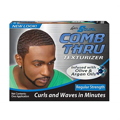 Luster's Curl Text Kit with Olive & Argan Oils for Curly Hair | 1 Kit