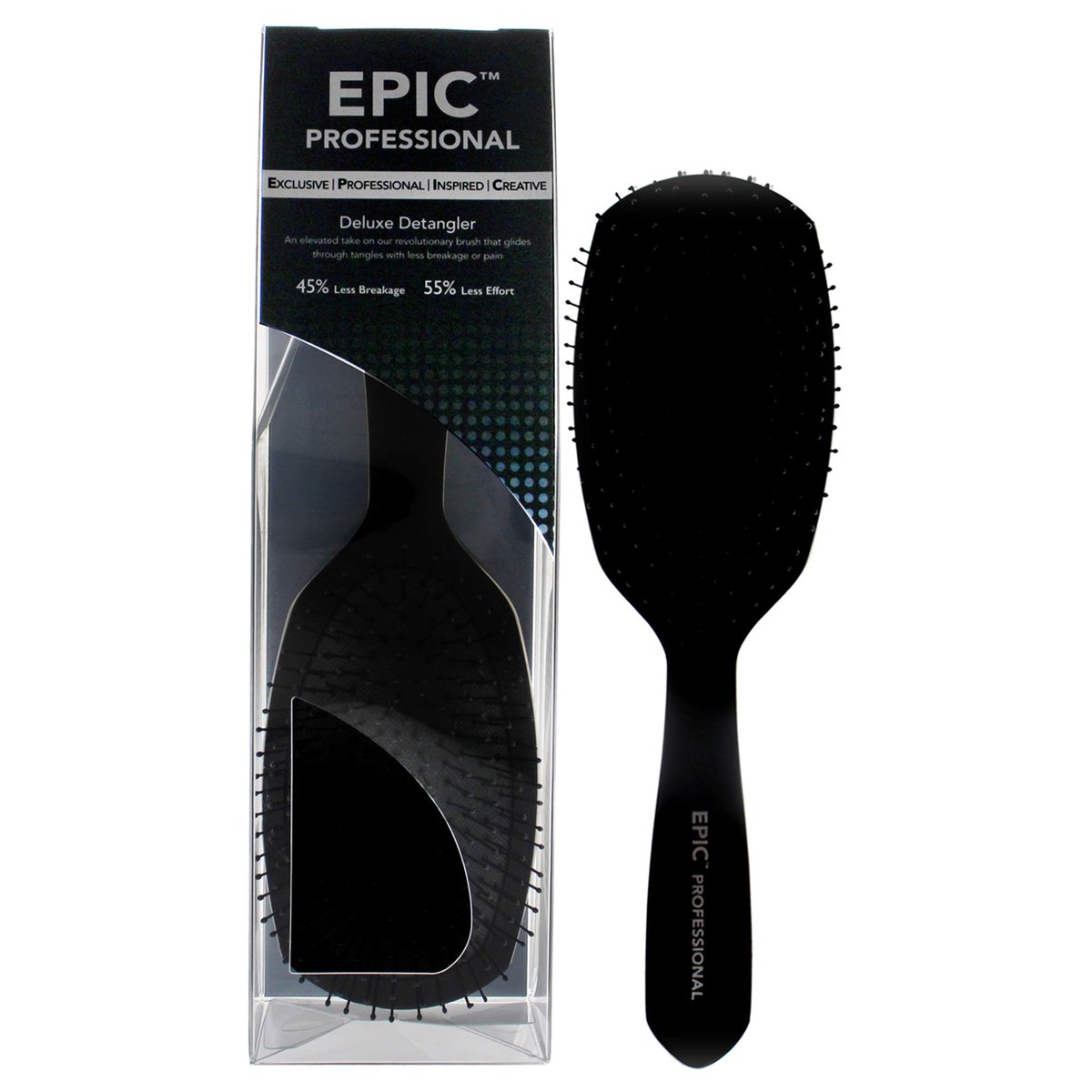 Wet Brush Epic Professional Detangler - Black, 0.25 lb - görsel 1