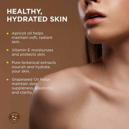 Hemp Seed Massage & Body Oil Gift Set - 2 oz Trio of Naked in the Woods, Skinny Dip & Guavalava Scents - Vegan & Cruelty Free