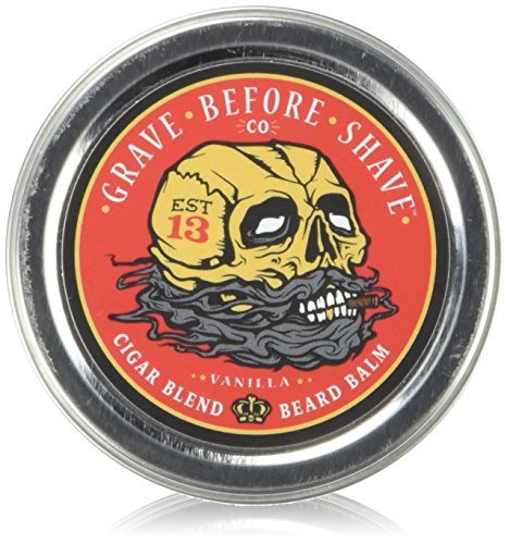 Grave Before Shave True Man Beard Balm Dual Pack - 2 Fl Oz (Pack of 2) - Premium Beard Conditioner Avelisse