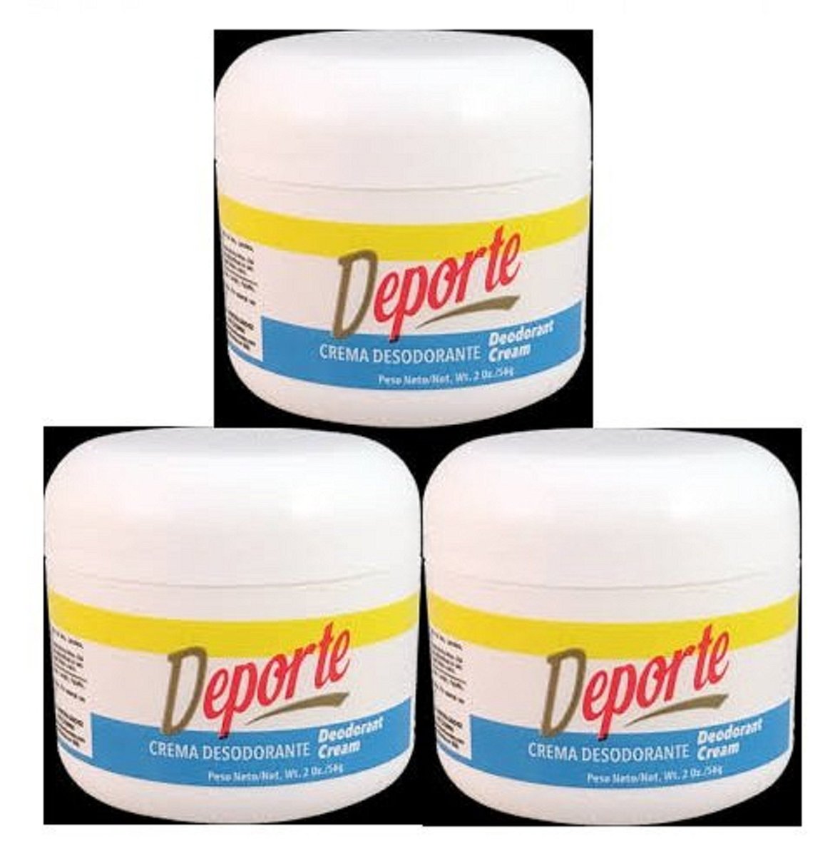 Roldan Deporte Crema Desodorante Antiperspirant Cream 3-Pack (0.28 oz each) Avelisse